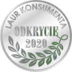 rozpoznwalność marki wśród klientów zlecających z nami wysyłki została wyróżniona godłem Laur Konsumenta - Odkrycie 2020